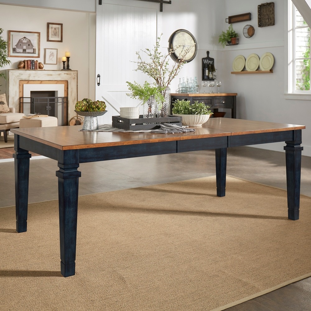 elena solid wood dining table