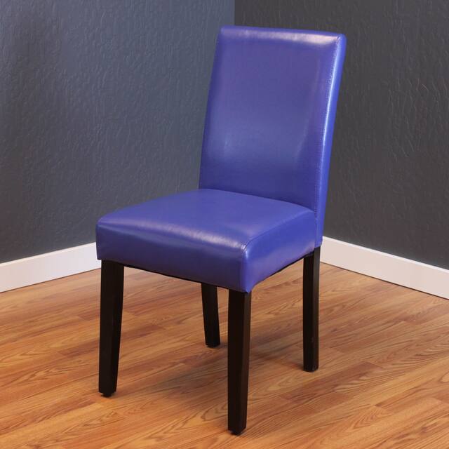 Mai Faux Leather Dining Chairs (Set of 2) - Blue