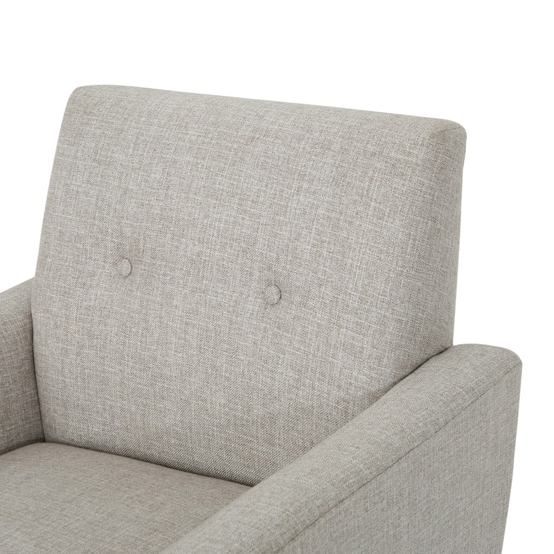 Sienna Mid-century Fabric Club Chair by Christopher Knight Home