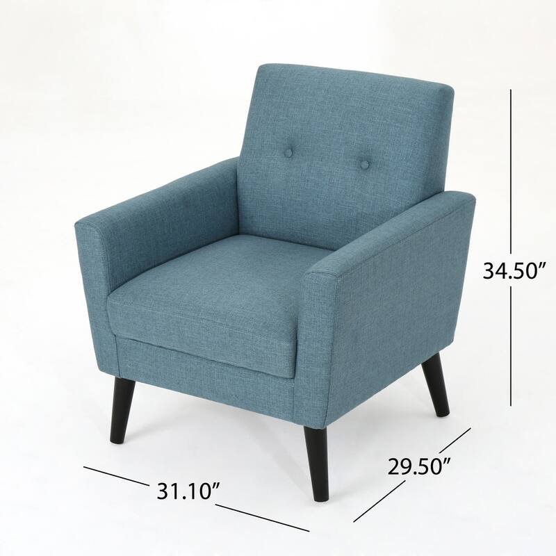 Sienna Mid-century Fabric Club Chair by Christopher Knight Home
