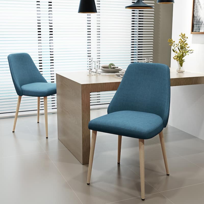 Marlee Mid Century Fabric Dining Chair (Set of 2) by Christopher Knight Home