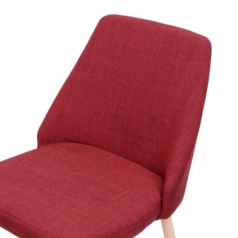Marlee Mid Century Fabric Dining Chair (Set of 2) by Christopher Knight Home