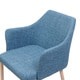 preview thumbnail 9 of 12, Nadya Mid Century Fabric Dining Chair (Set of 2) by Christopher Knight Home