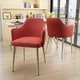 preview thumbnail 12 of 12, Nadya Mid Century Fabric Dining Chair (Set of 2) by Christopher Knight Home