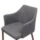 preview thumbnail 4 of 12, Nadya Mid Century Fabric Dining Chair (Set of 2) by Christopher Knight Home