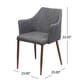 preview thumbnail 6 of 12, Nadya Mid Century Fabric Dining Chair (Set of 2) by Christopher Knight Home