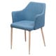 preview thumbnail 7 of 12, Nadya Mid Century Fabric Dining Chair (Set of 2) by Christopher Knight Home