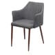 preview thumbnail 3 of 12, Nadya Mid Century Fabric Dining Chair (Set of 2) by Christopher Knight Home