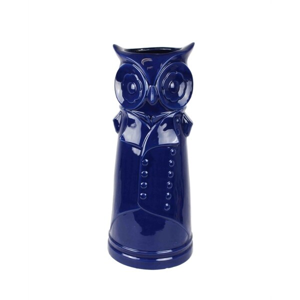 Bewildering Ceramic Owl Umbrella Stand Blue Free Shipping Bewildering Ceramic Owl Umbrella Stand Blue Free Shipping Today 18522801