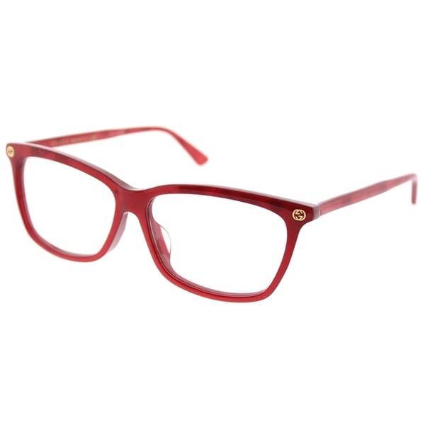 gucci red eyeglass frames
