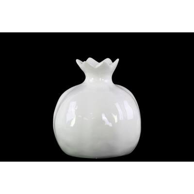 Pomegranate Figurine- Medium- White