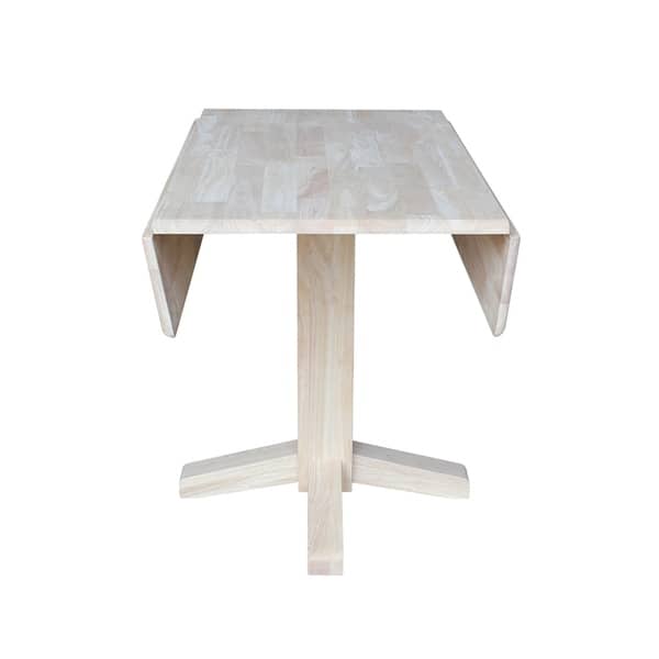 International Concepts Pedestal Dual Drop Leaf Dining Table Pedestal Dual Drop Leaf Dining Table