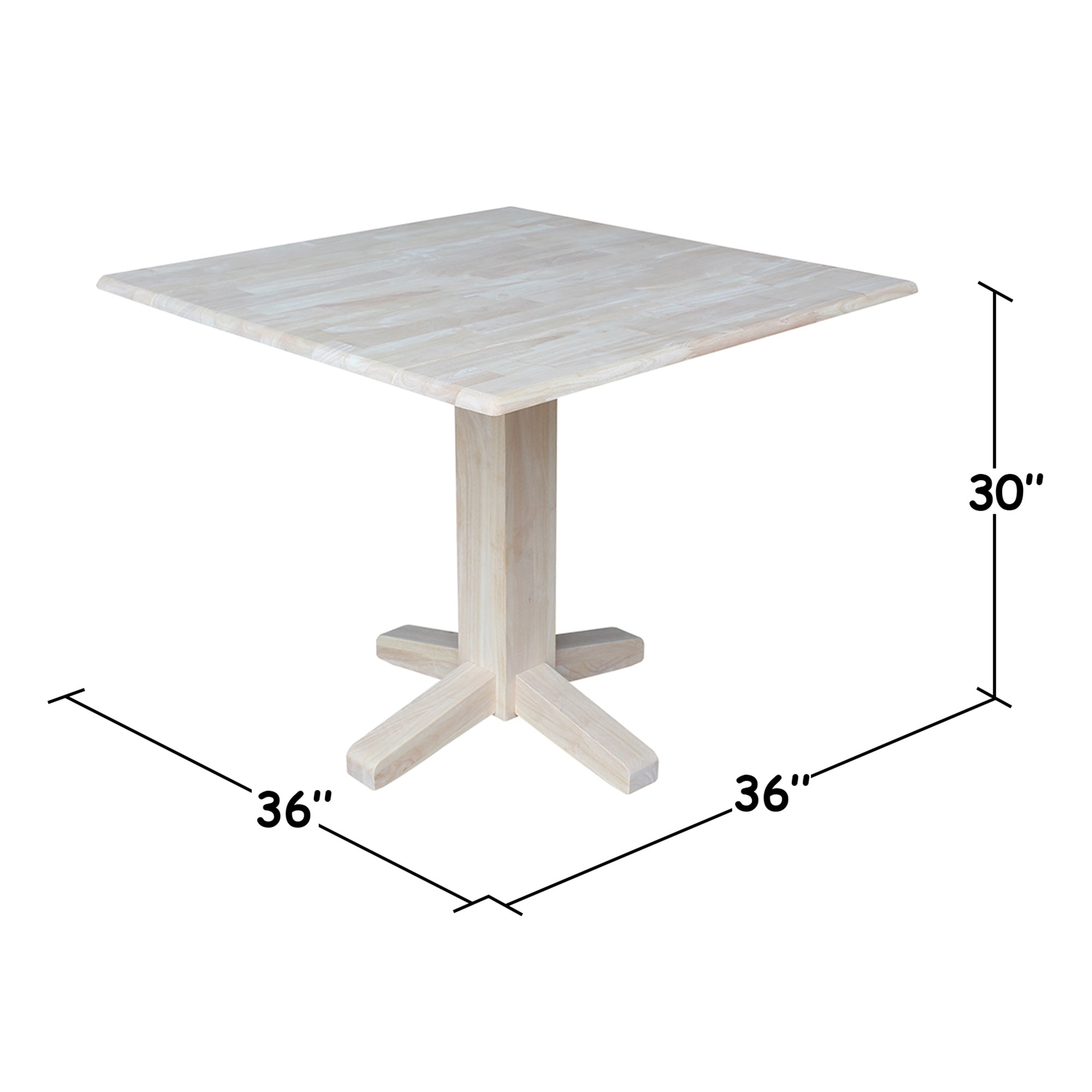 International Concepts Pedestal Dual Drop Leaf Dining Table Pedestal Dual Drop Leaf Dining Table