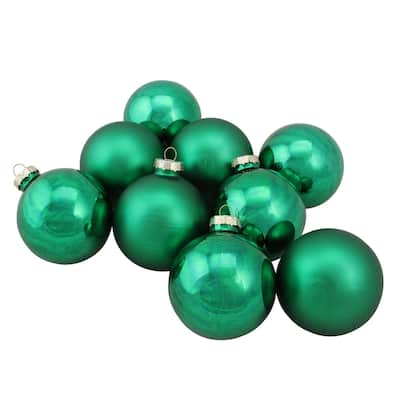 Glass Ball Christmas Ornament Set 2.5" - 32625077