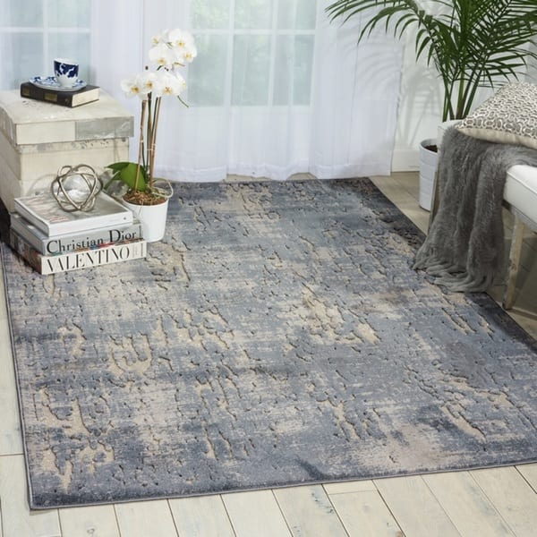 Nourison Gleam Abstract Shimmer Area Rug