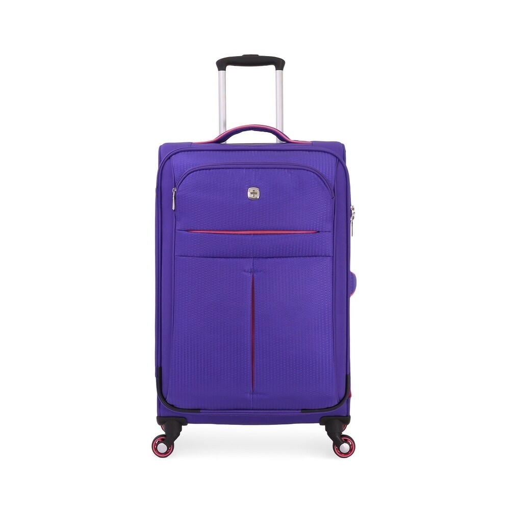 swiss gear purple luggage