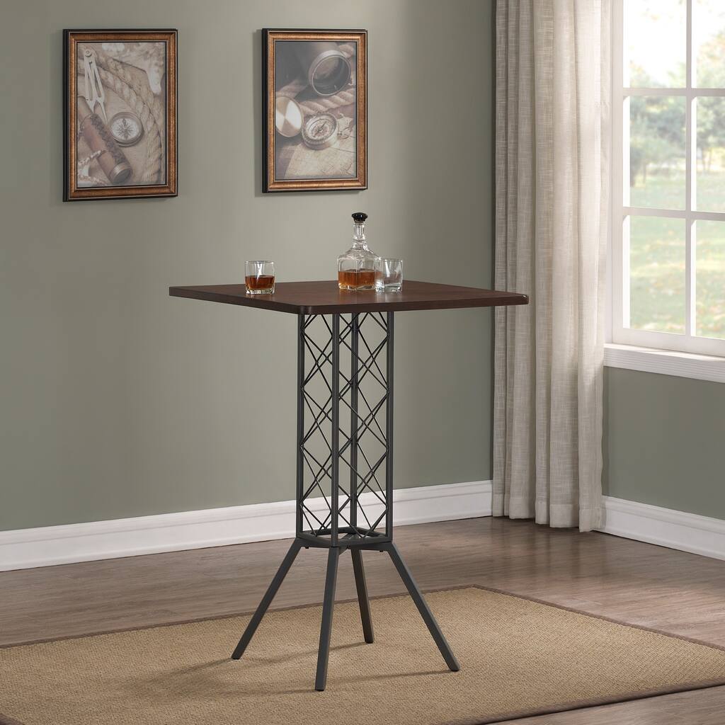 Truro 36-inch Counter Height Table - Charcoal