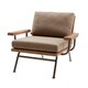 preview thumbnail 2 of 6, Carbon Loft Linden Tan and Gunmetal Lounge Chair