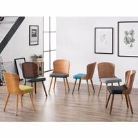 Corvus Calvados Mid-Century Modern Bamboo Dining Chairs (Set of 2)