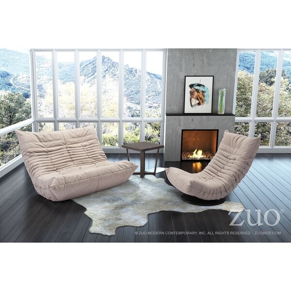 Down Low Swivel Chair Beige Free Shipping Today Down Low Swivel Chair Beige
