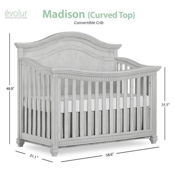 evolur madison crib