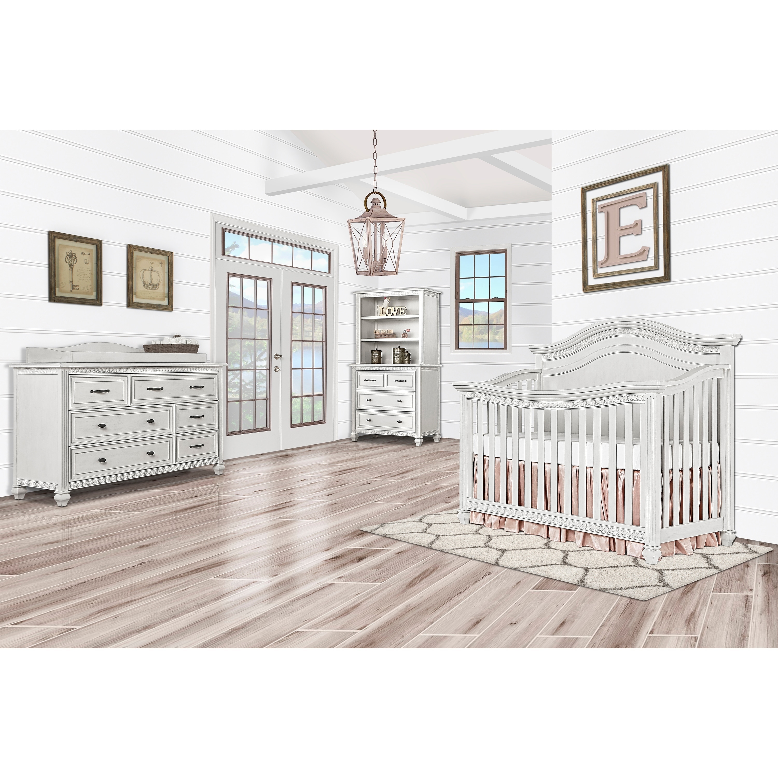Evolur Madison 5 in 1 Curved Top Convertible Crib, Antique Grey Mist - N/A - Bed Bath & Beyond - 18526783 Evolur Madison 5 in 1 Curved Top Convertible Crib, Antique Grey Mist - N/A - Bed Bath & Beyond - 18526783