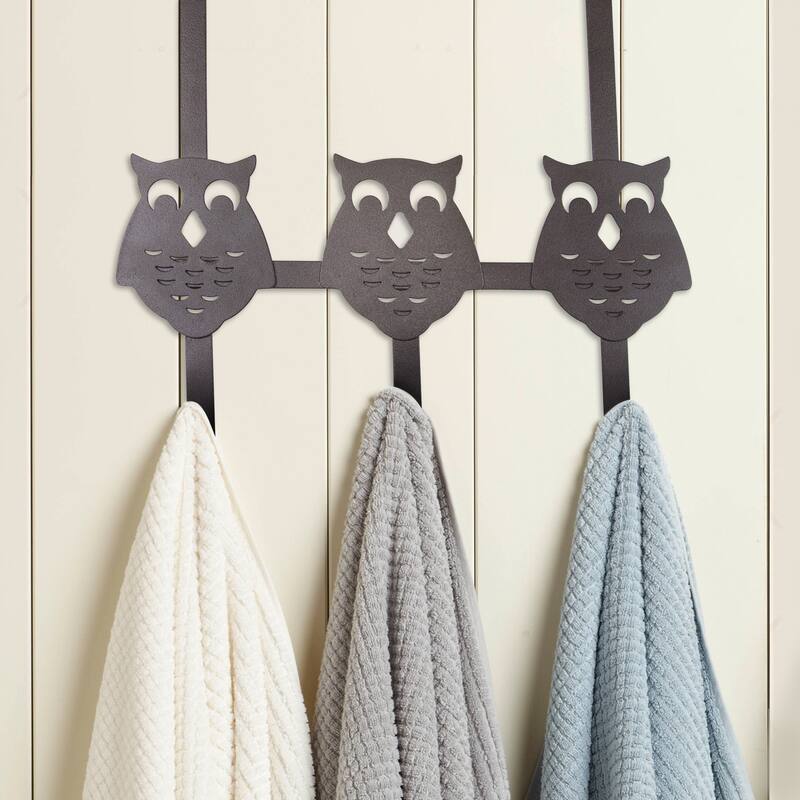 InStyleDesign Over the Door Owl 3 Hooks