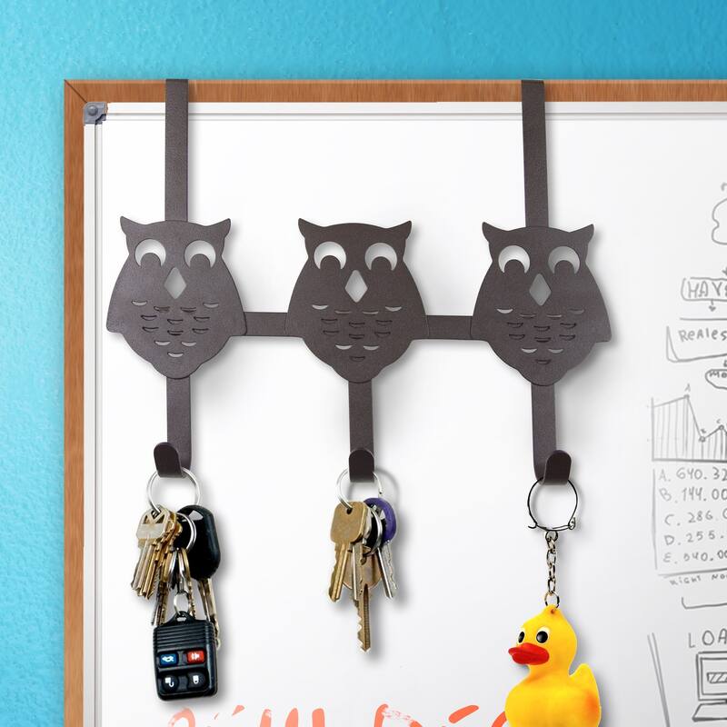 InStyleDesign Over the Door Owl 3 Hooks