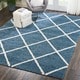 preview thumbnail 9 of 120, Nourison Brisbane Large Diamond Geometric Modern Shag Area Rug