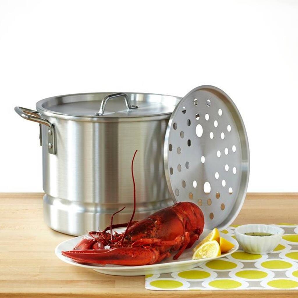 High Quality Stainless Steel 8 Qt. Steamer Stockpot Tamale Steam Pot