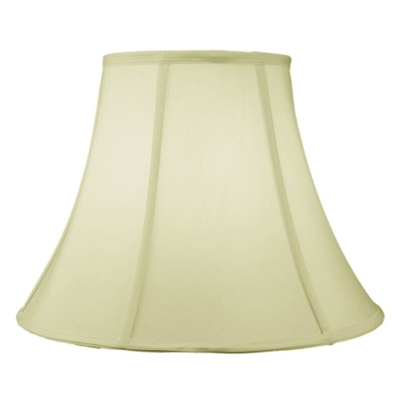 8x16x12 Egg Shell Shantung Bell Lampshade