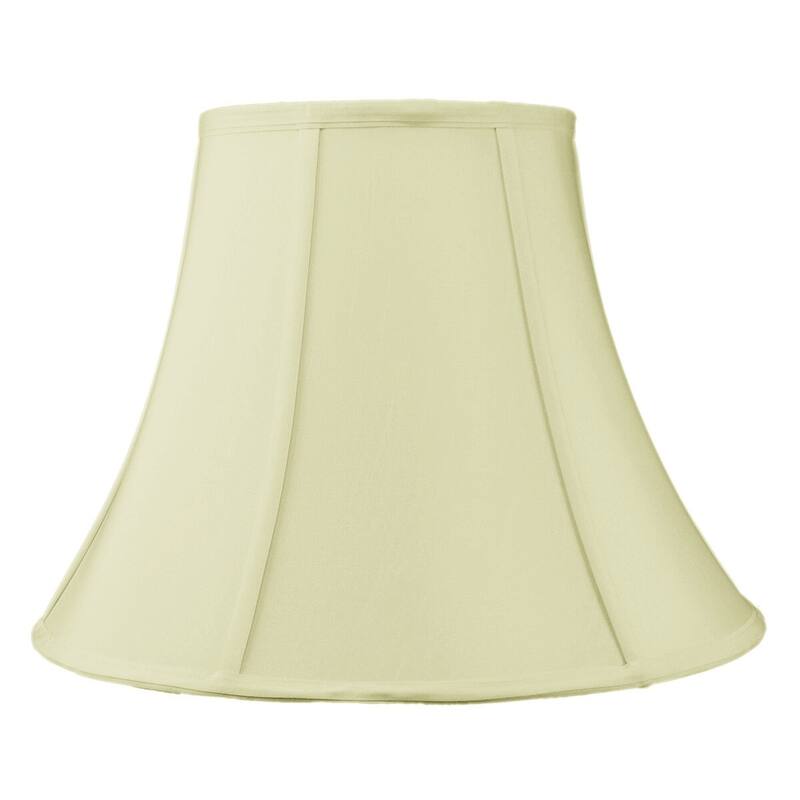 8x16x12 Egg Shell Shantung Bell Lampshade