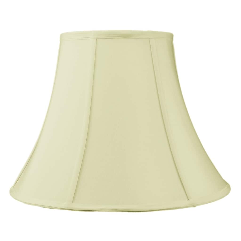 8x16x12 Egg Shell Shantung Bell Lampshade