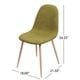 preview thumbnail 10 of 18, Caden Mid-century Dining Chairs (Set of 2) by Christopher Knight Home