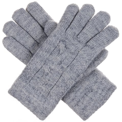 BYOS Winter Classic Cable Ultra Warm Plush Fleece Lined Knit Gloves, More Styles