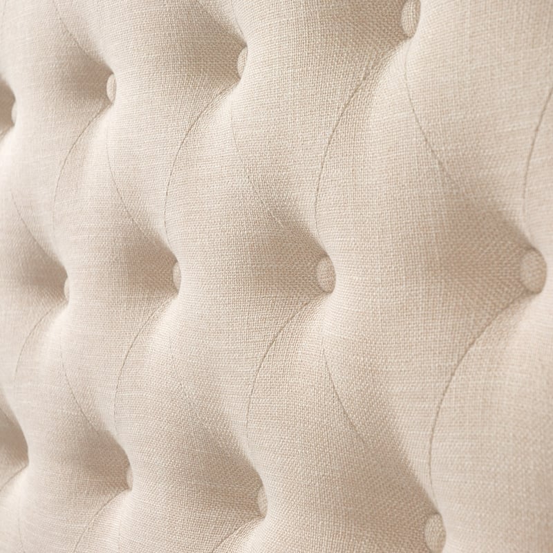Porch & Den Richwood Tufted Fabric Queen-size Bed with Wings