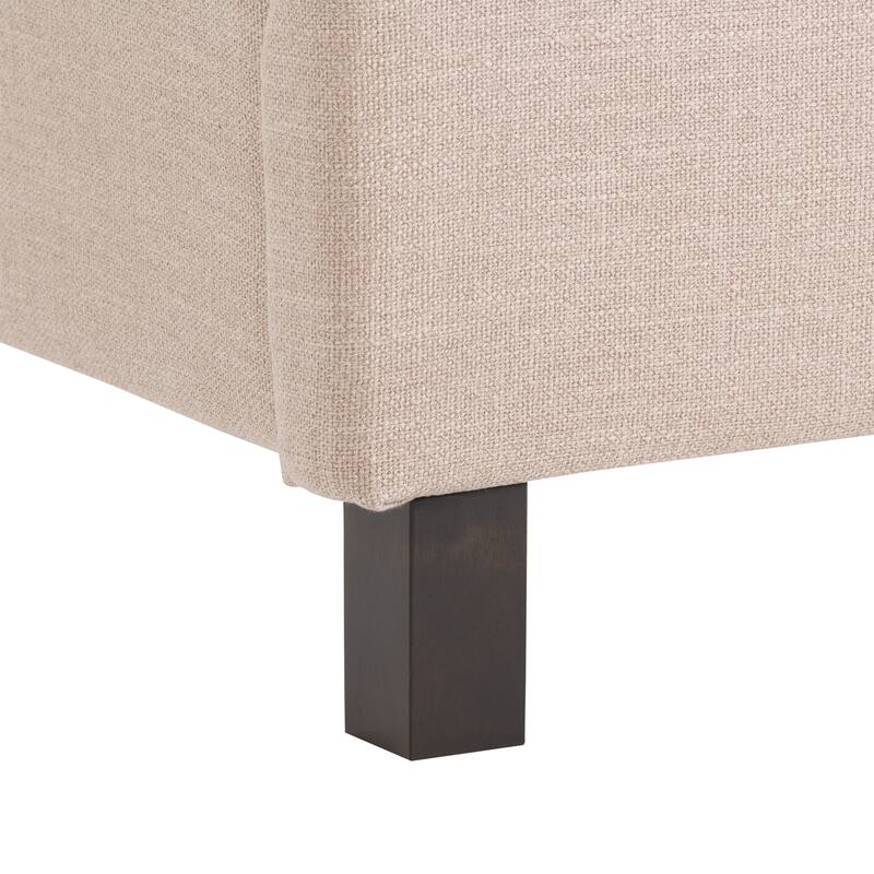 Porch & Den Richwood Tufted Fabric Queen-size Bed with Wings