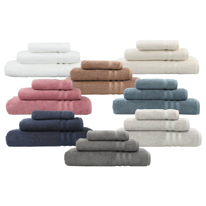 Porch & Den Patterson Hotel Turkish Cotton 3-piece Terry Towel Set