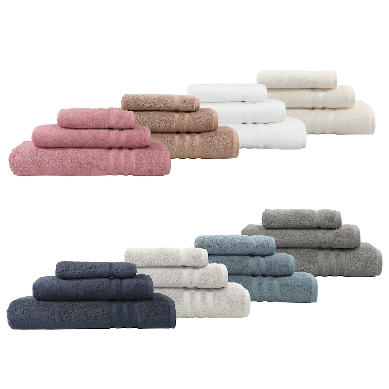 Porch & Den Patterson Hotel Turkish Cotton 3-piece Terry Towel Set