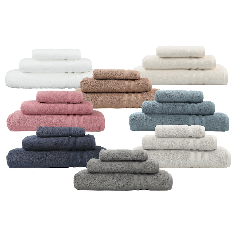 Porch & Den Patterson Hotel Turkish Cotton 3-piece Terry Towel Set