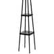 preview thumbnail 5 of 5, Carbon Loft Gallatin Lighting 3-way 58-inch Distressed Iron Etagere Floor Lamp