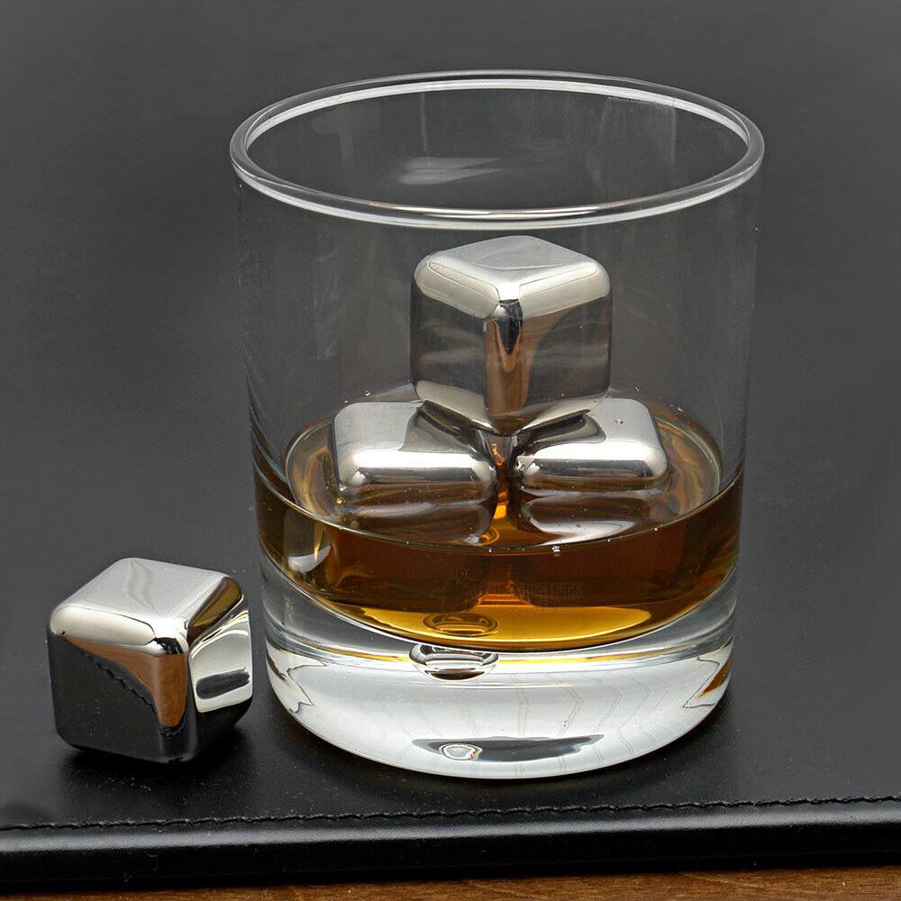 6pc Stainless Steel Whiskey & Wine Ice