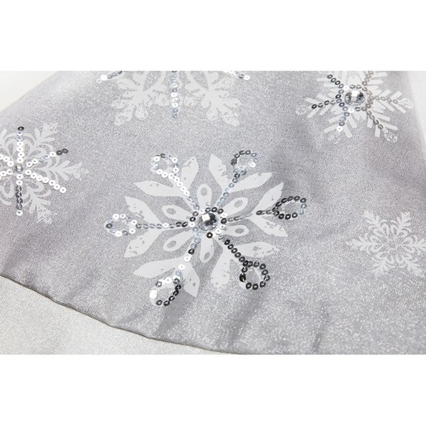 Glistening Snow Christmas Tree Skirt