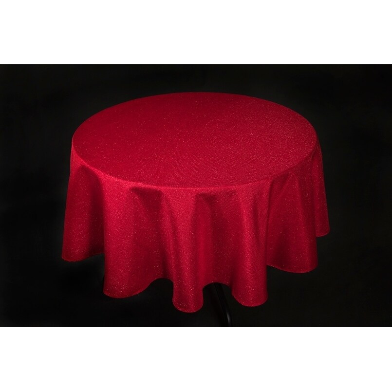 Gala Glistening Easy Care Solid Color Tablecloth 90 Inch Gala Glistening Easy Care Solid Color