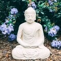 Handmade Cast Meditating Buddha