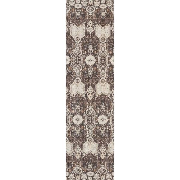 Silver Screen Floral Modern Area Rug
