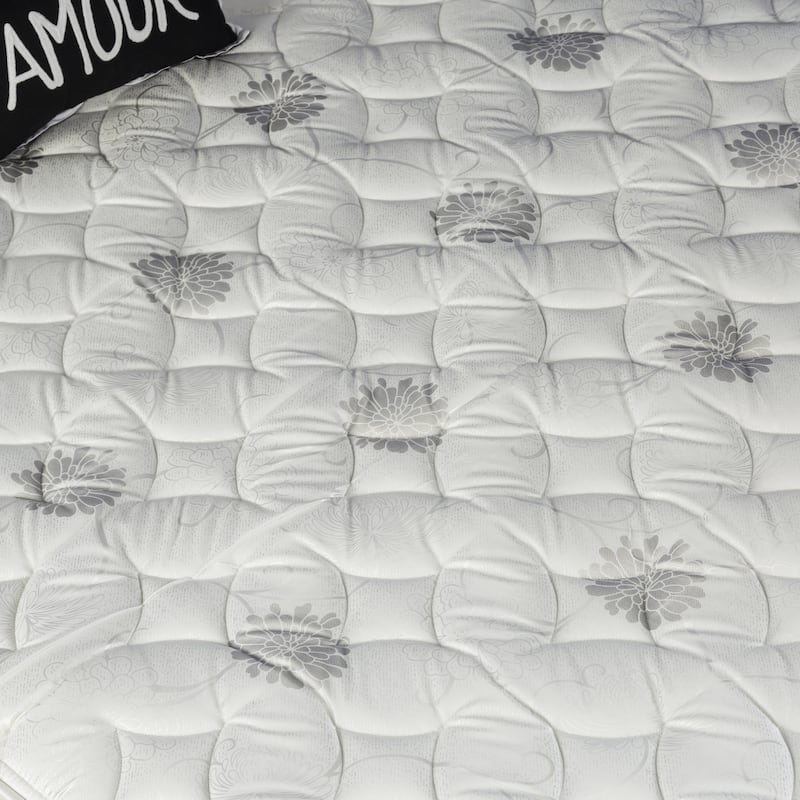 Nili Contemporary White Queen Tight Top Mattress by Furniture of America