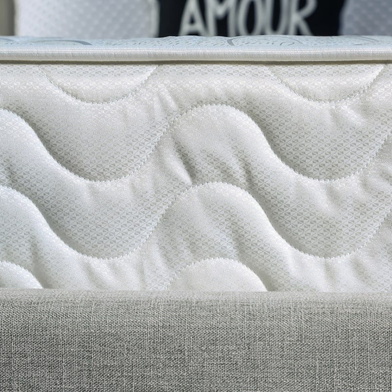 Nili Contemporary White Queen Tight Top Mattress by Furniture of America