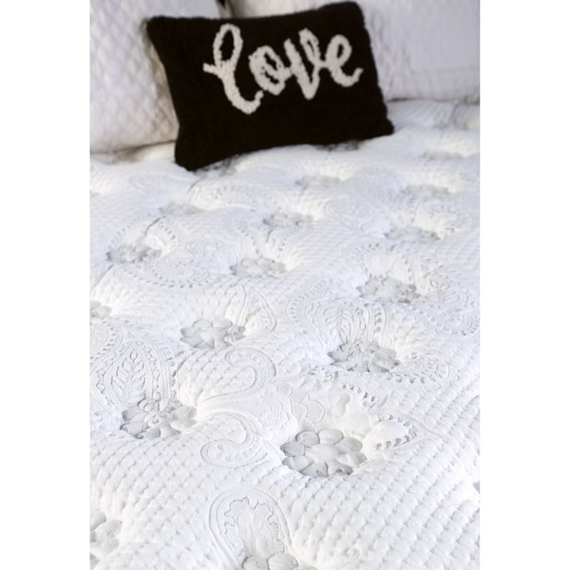 Mosh Moder White King Euro Pillow Top Mattress by Furniture of America