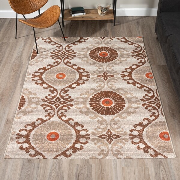 Shop ADDISON Freeport Bohemian Brown/Spice Indoor-Outdoor ...